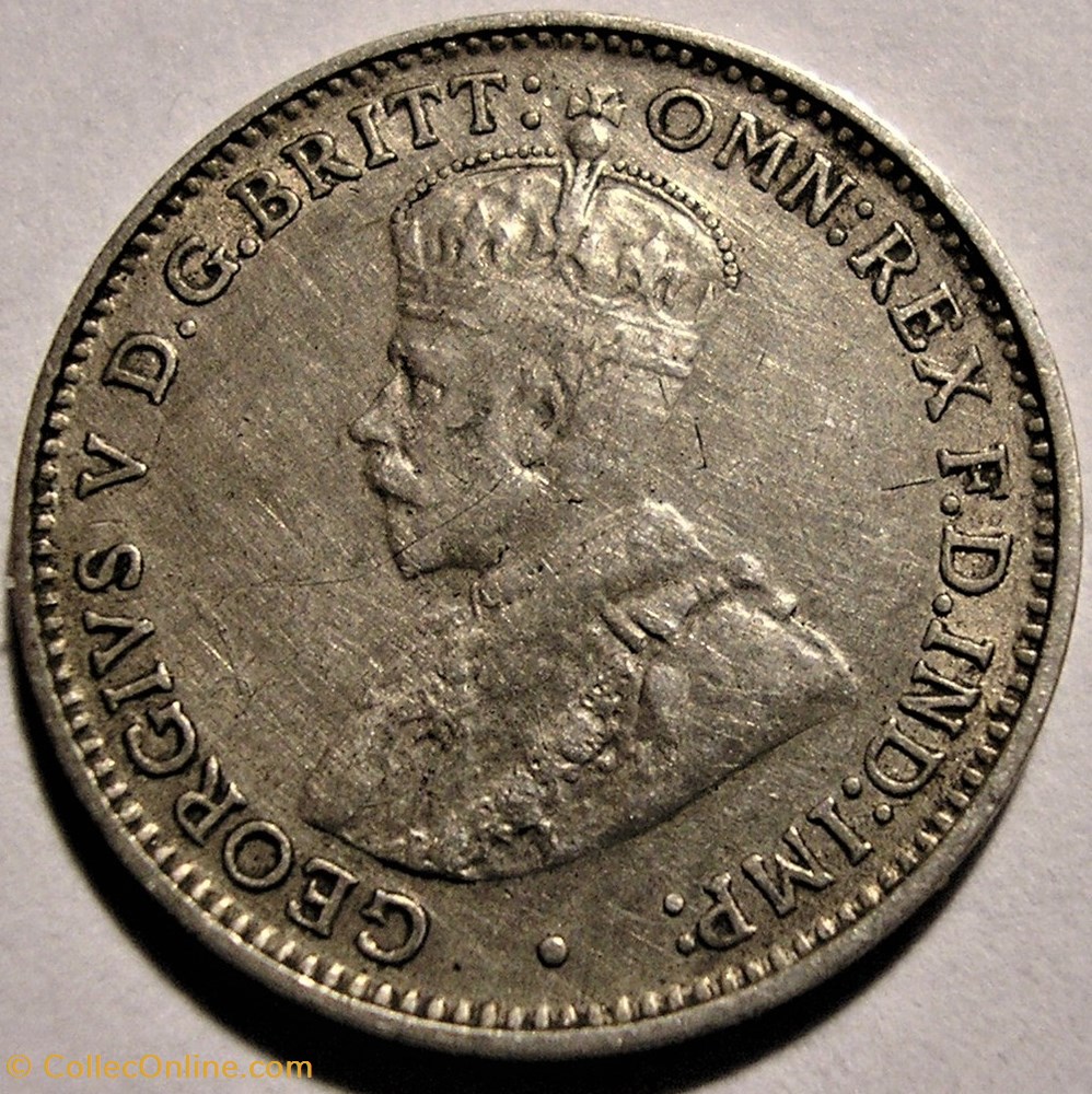 monnaie monde australie george v three pence 1917 melbourne australia