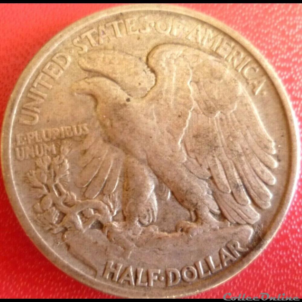 1917 San Francisco Half $ - S Reverse monnaie monde etat uni 1917 san francisco half s reverse
