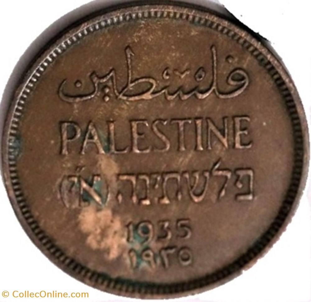 monnaie monde british palestine 1 mil 1935 israel