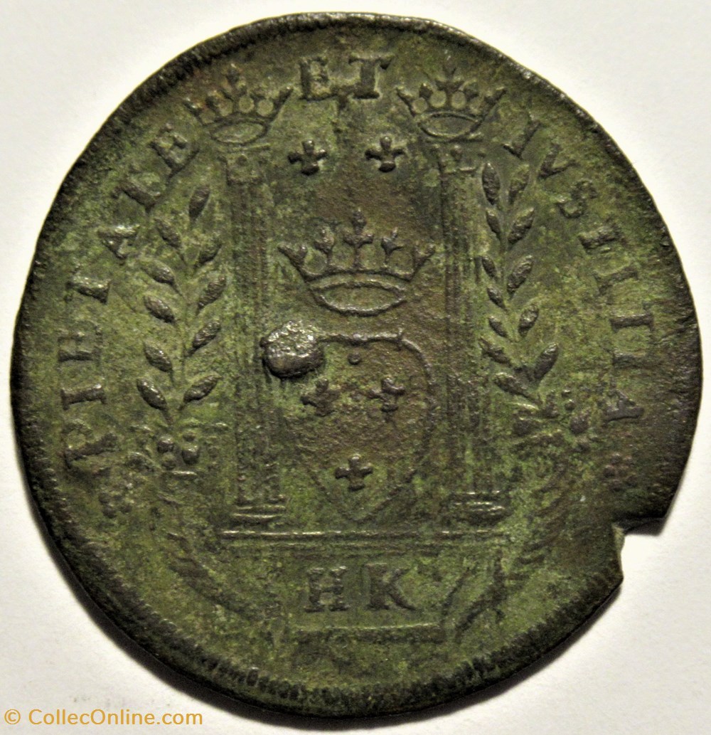 Henri III ou IV à cheval - 1589 avec Piété et Justice - Jeton de Nuremberg 2 monnaies paranumismatique jetons poids henri iii ou iv a cheval 1589 avec piete et justice jeton de nuremberg