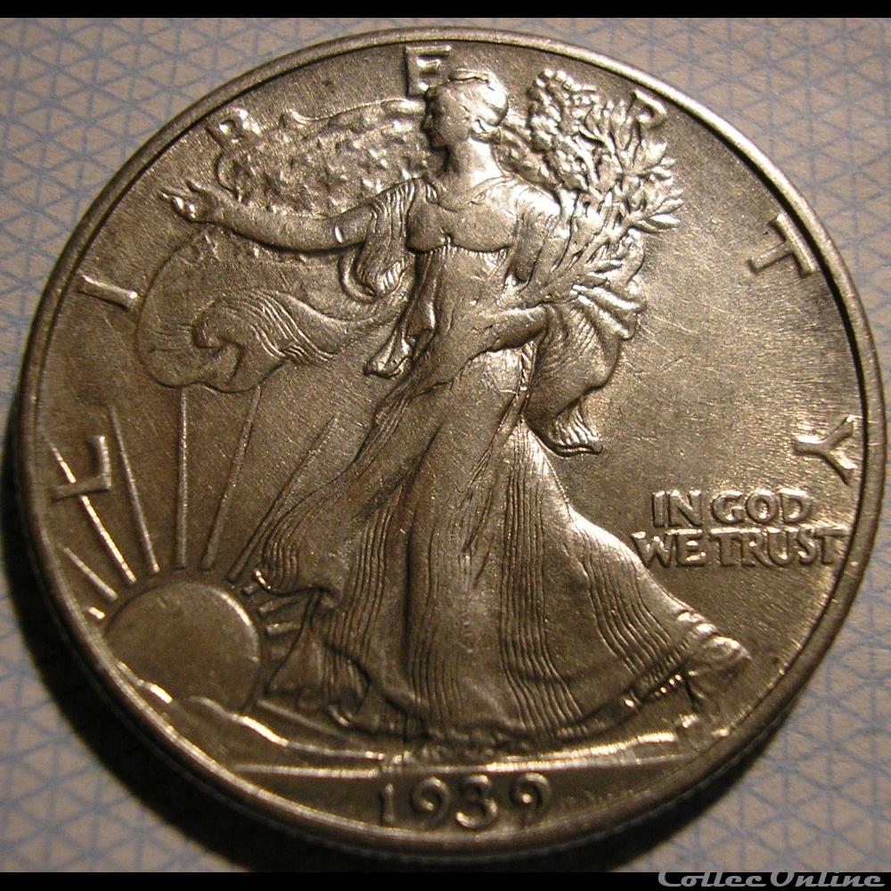 1939 Half Dollar 3 monnaie monde etat uni 1939 half dollar