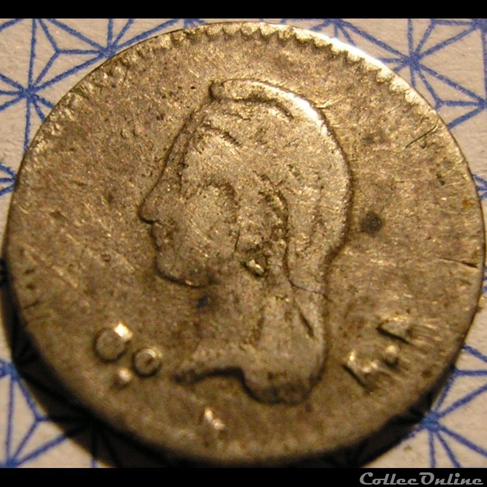 monnaies monde mexique mexico 1 4 real 1849 go 1st republic