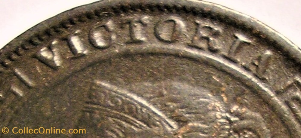 monnaies monde sri lanka victoria one cent 1870 ceylon error