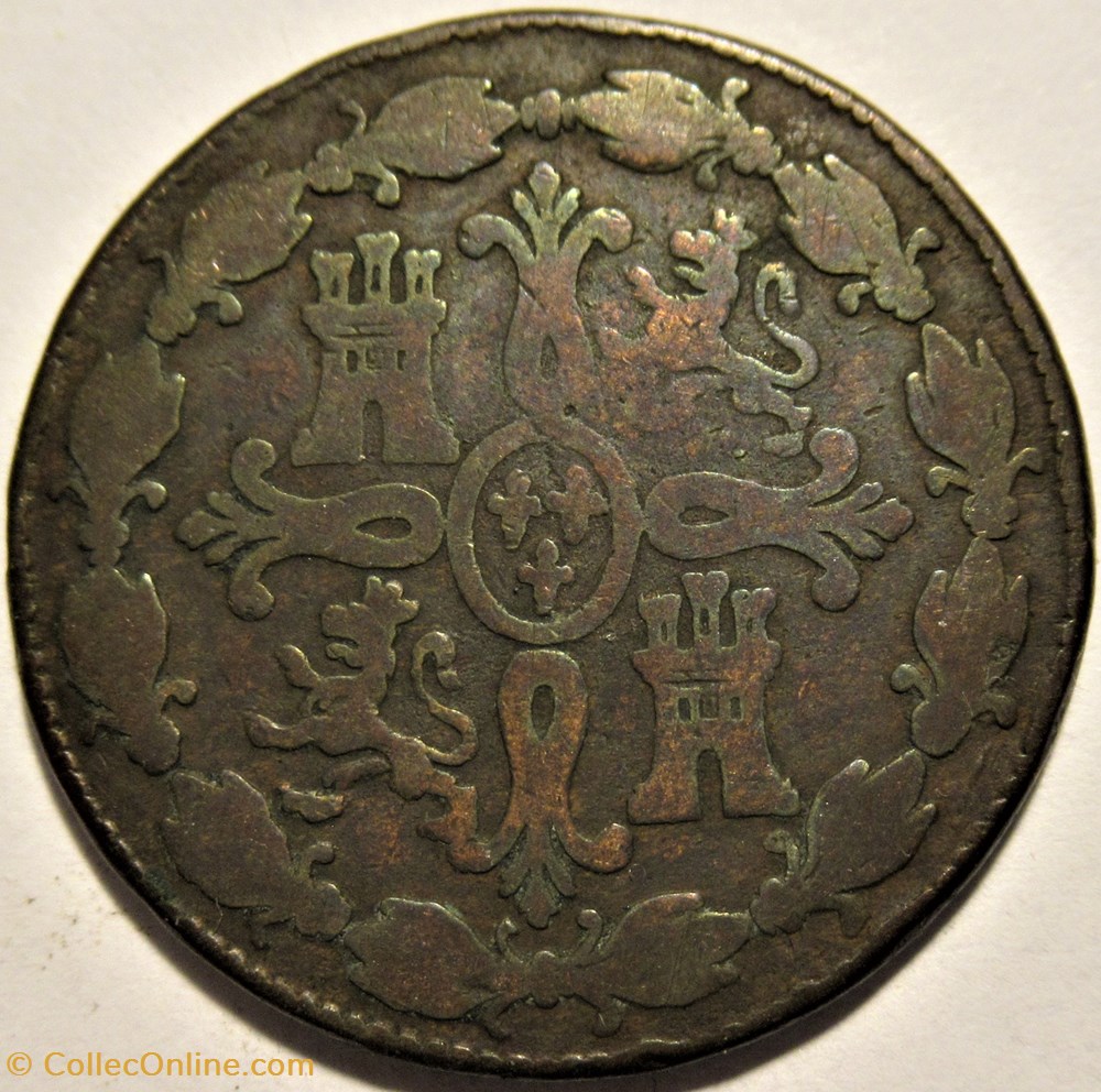 1794 - 8 Maravedis Segovia - Carlos IV de España 3 monnaies monde espagne 1794 8 maravedis segovia carlos iv de espana