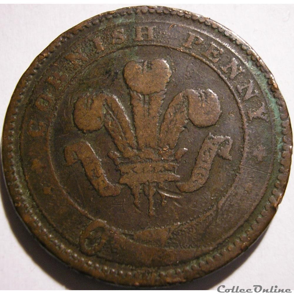1812 One Penny - Scorrier House - Cornwall monnaies monde royaume uni 1812 one penny scorrier house cornwall