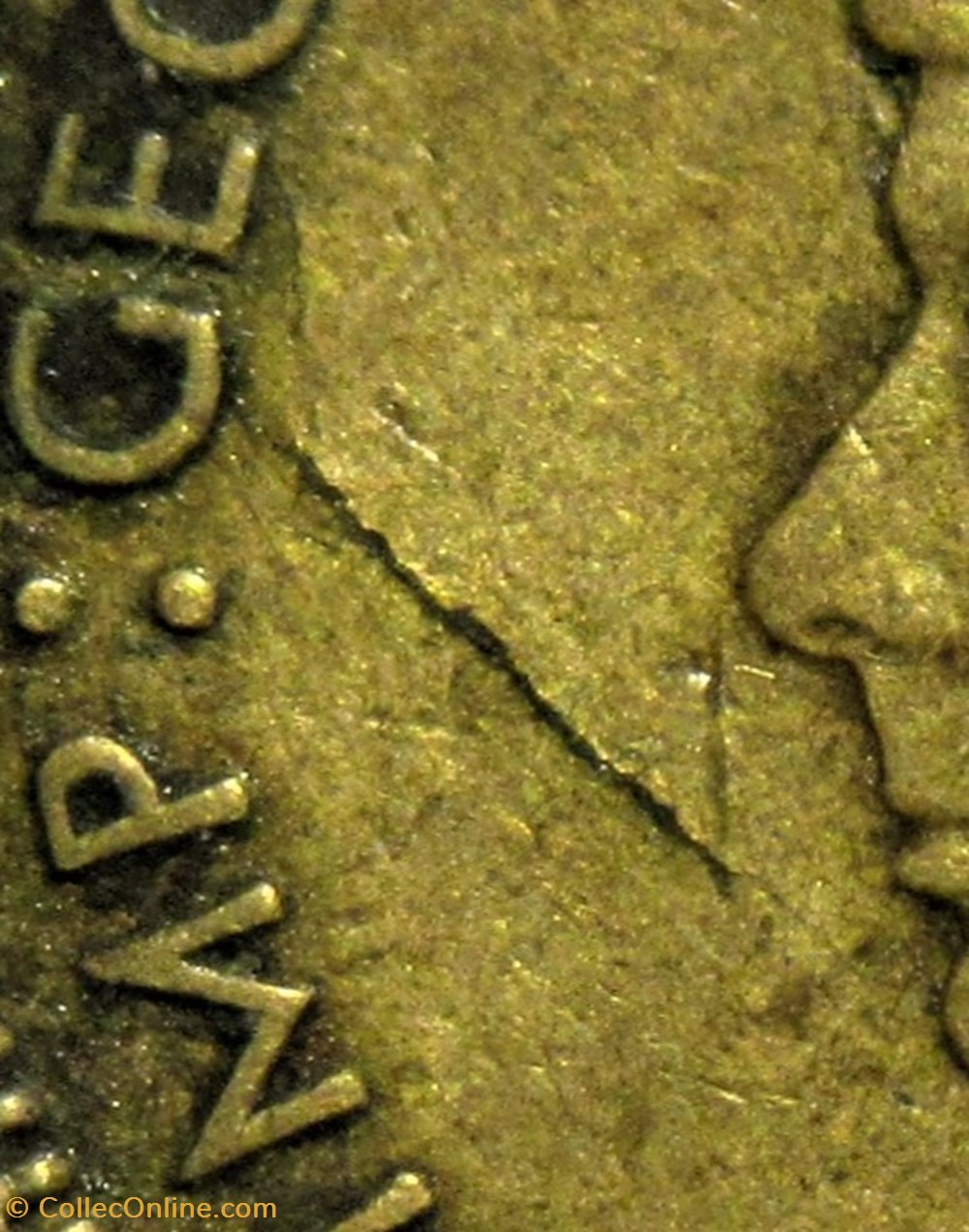 George VI - One Shilling 1942 - West Africa - Error 4 monnaies monde nigeria george vi one shilling 1942 west africa error