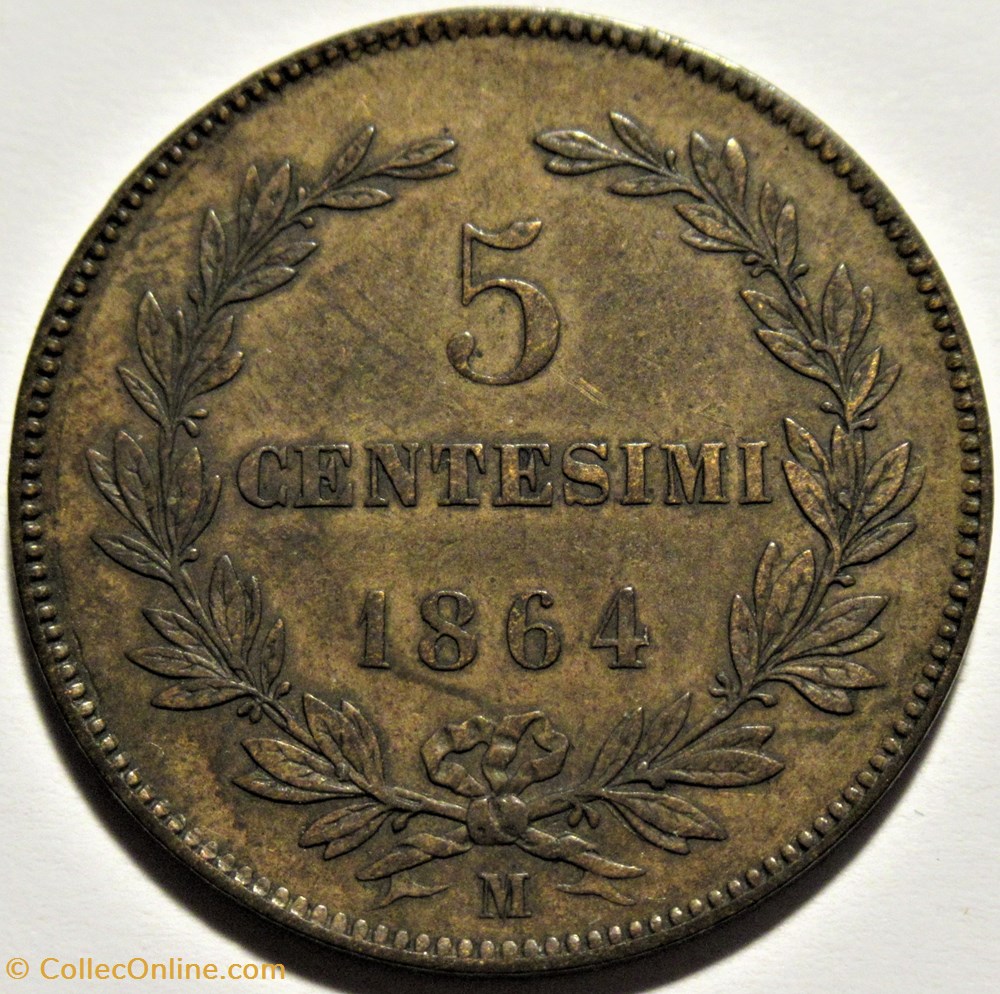 monnaies monde saint 1864 repubblica di san marino 5 centesimi