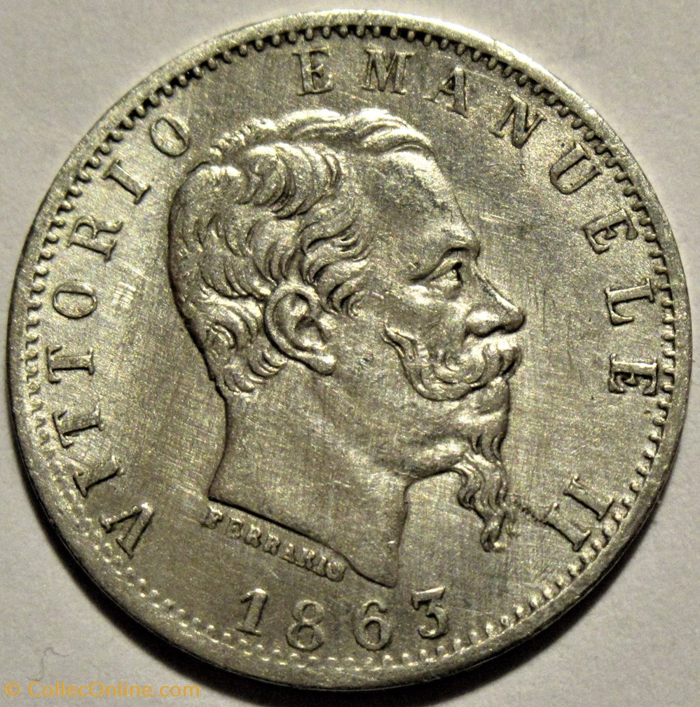 1863 Royaume d'Italie, 20 Centesimi, Torino - Vittorio Emanuele II (ex.2) 2 monnaies monde 1863 royaume italie 20 centesimi torino vittorio emanuele ii ex 2
