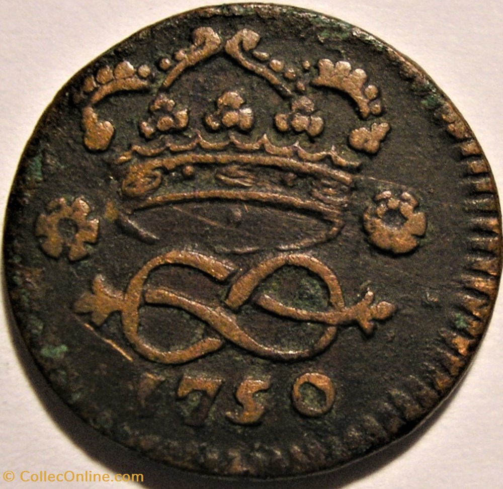 monnaies monde italie 1750 royaume de sardaigne 2 denari charles emmanuel iii de savoie