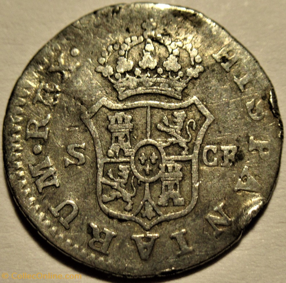 1773 Sevilla, 1/2 Real - Carlos III d'Espagne 3 monnaies europe medievale royaume d 1773 sevilla 1 2 real carlos iii espagne