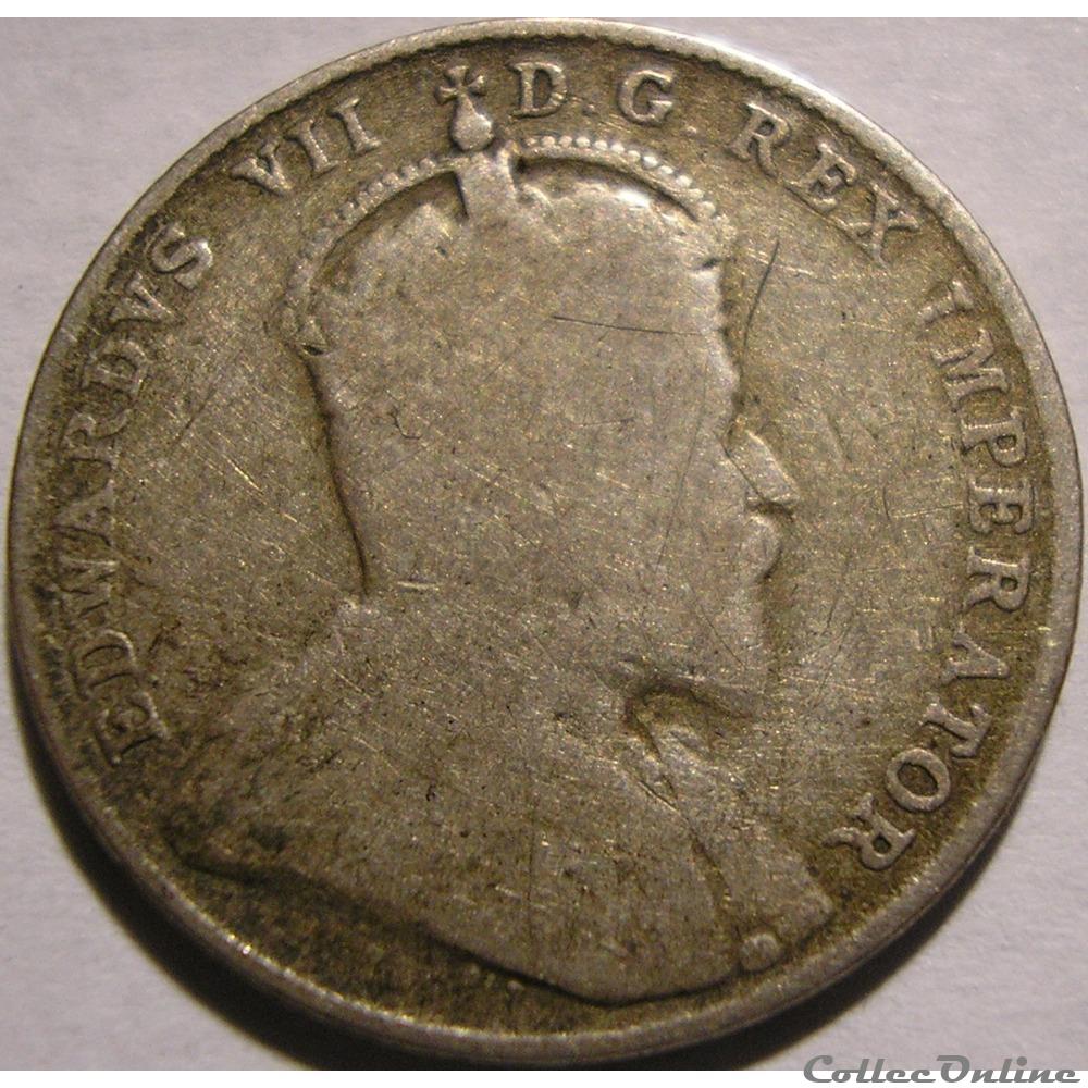 Edward VII - 10 Cents 1903 - Newfoundland monnaie monde canadum edward vii 10 cents 1903 newfoundland