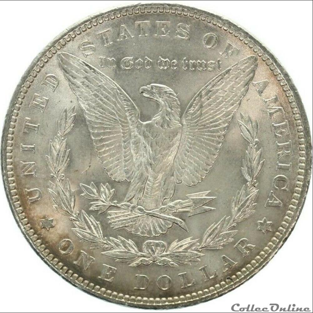 1887 Dollar 4 monnaies monde etats unis 1887 dollar
