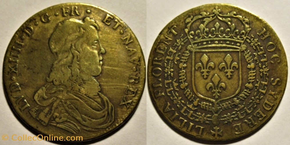 Louis XIV - c.1645, Jeton "HOC. SYDERE. LILIA. FLORENT" monnaies jetons mereaux louis xiv c 1645 jeton hoc sydere lilia florent