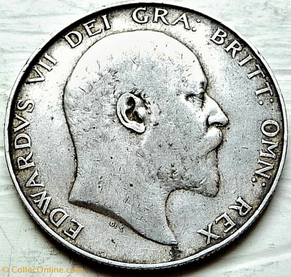 Edward VII - Half Crown 1910 - United Kingdom of G.B. monnaies monde royaume edward vii half crown 1910 united kingdom of g b