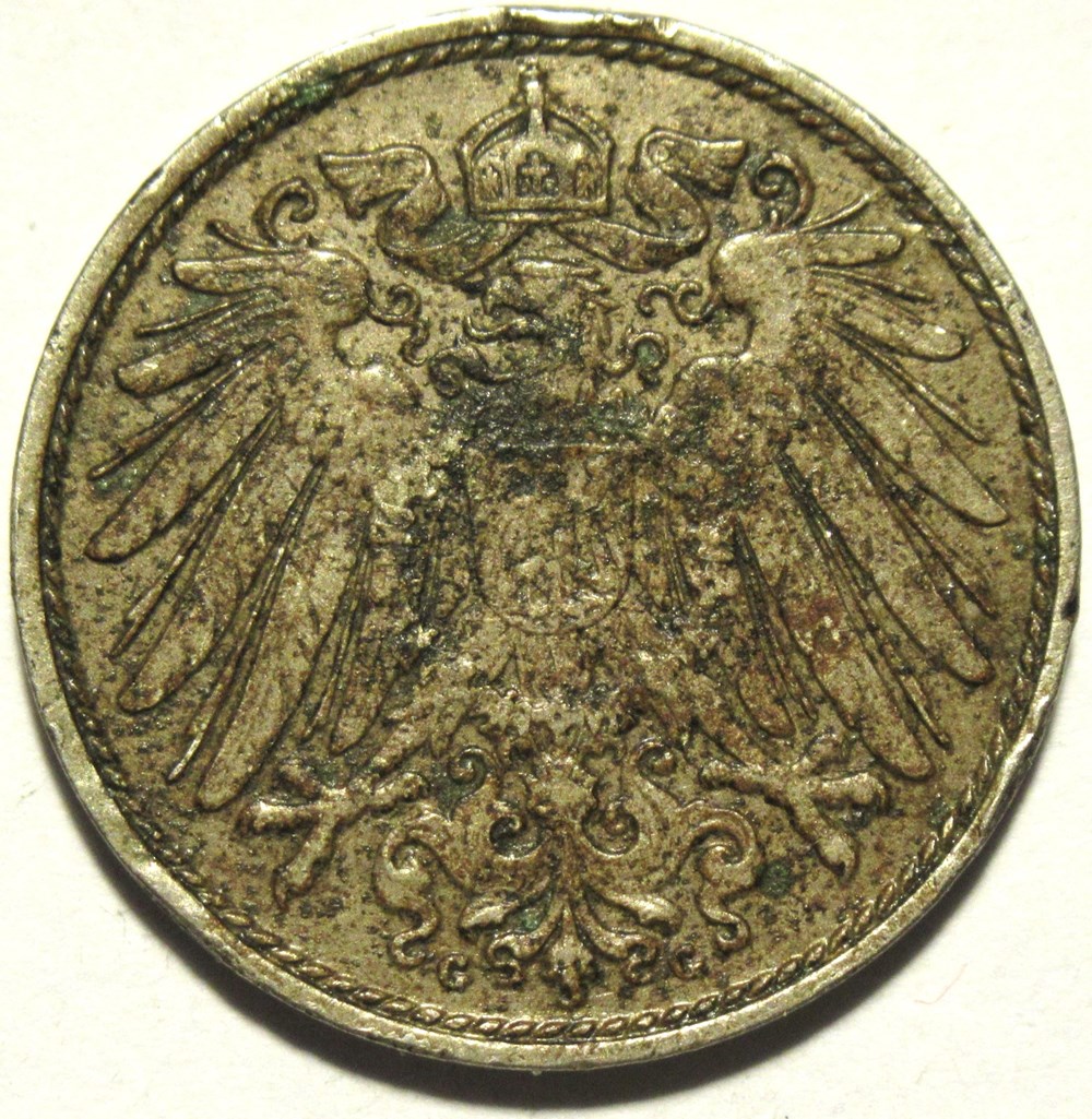 Wilhelm II - 10 Pfennige 1896, Karlsruhe - German Empire monnaies monde allemagne wilhelm ii 10 pfennige 1896 karlsruhe german empire