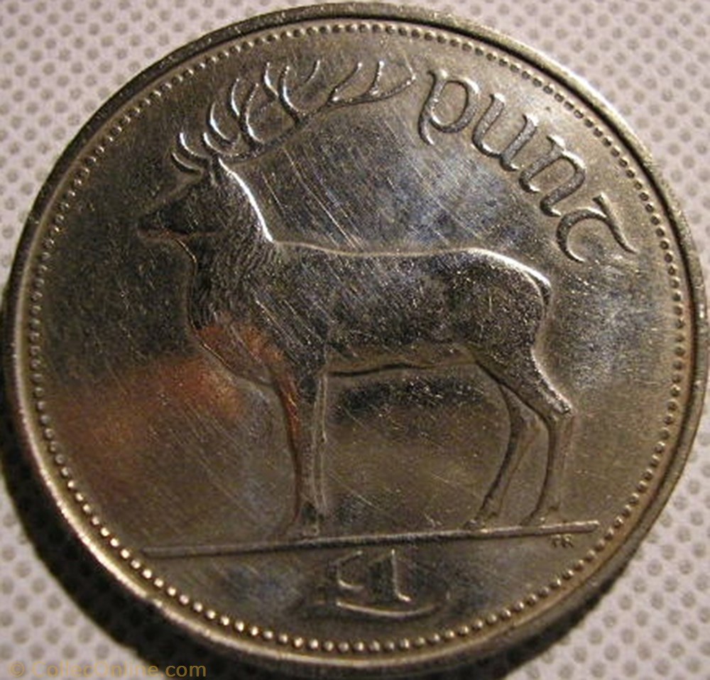 1 Punt / 1 Pound 1990 monnaie monde irlande 1 punt 1 pound 1990