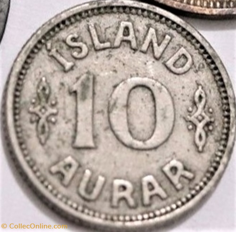 monnaies monde islande christian x of denmark 10 aurar 1923 iceland