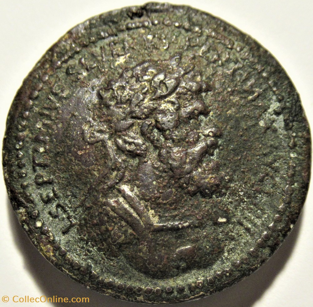 Septimius Severus - Médaillon, Rome c.193-211 monnaies antiques romaines imperiales et republicaines septimius severus medaillon rome c 193 211
