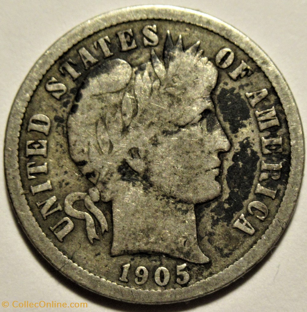 1905 San Francisco Dime monnaies monde etats unis 1905 san francisco dime