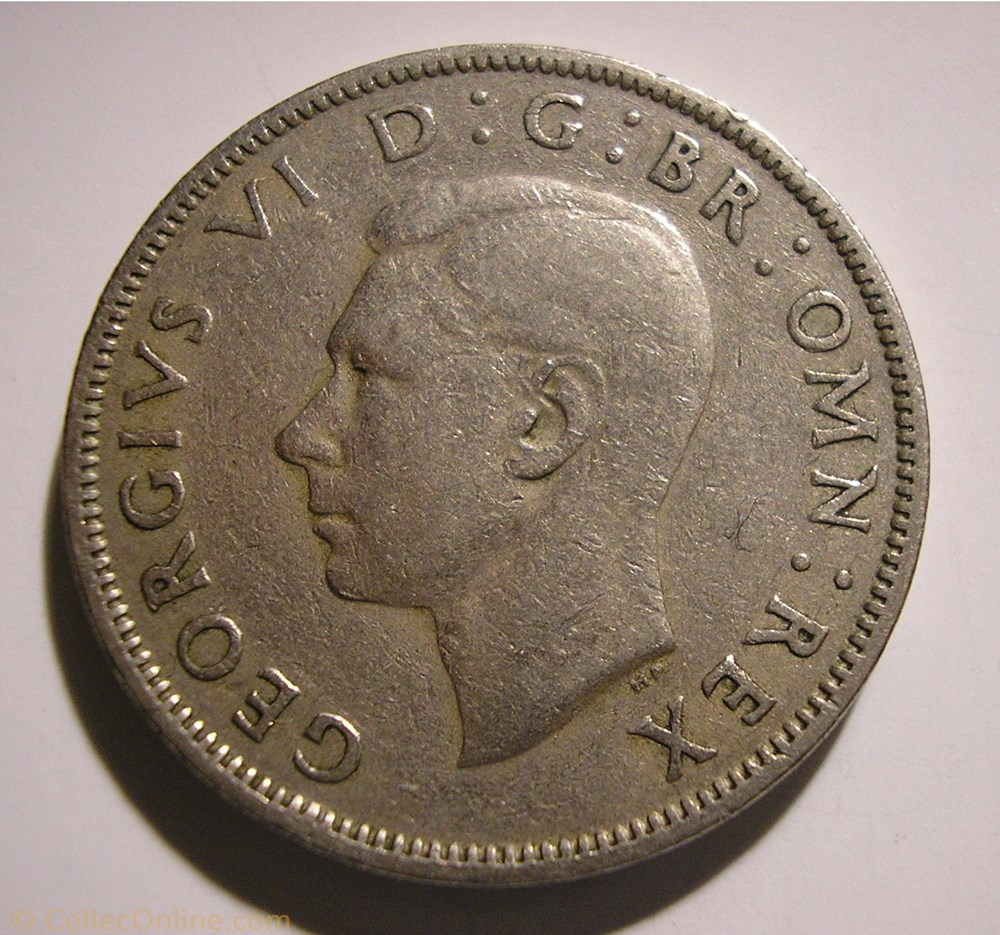 George VI - Two Shillings / Florin 1948 - Great Britain monnaie monde royaume uni george vi two shillings florin 1948 great britain