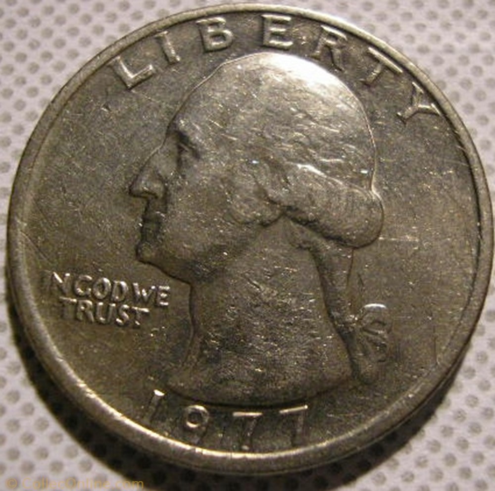 1977 Quarter Dollar monnaie monde etat uni 1977 quarter dollar