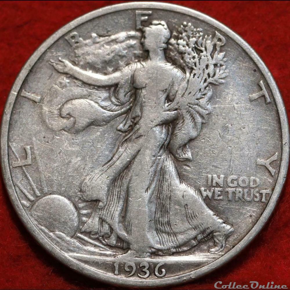 1936 San Francisco Half $ monnaie monde etat uni 1936 san francisco half