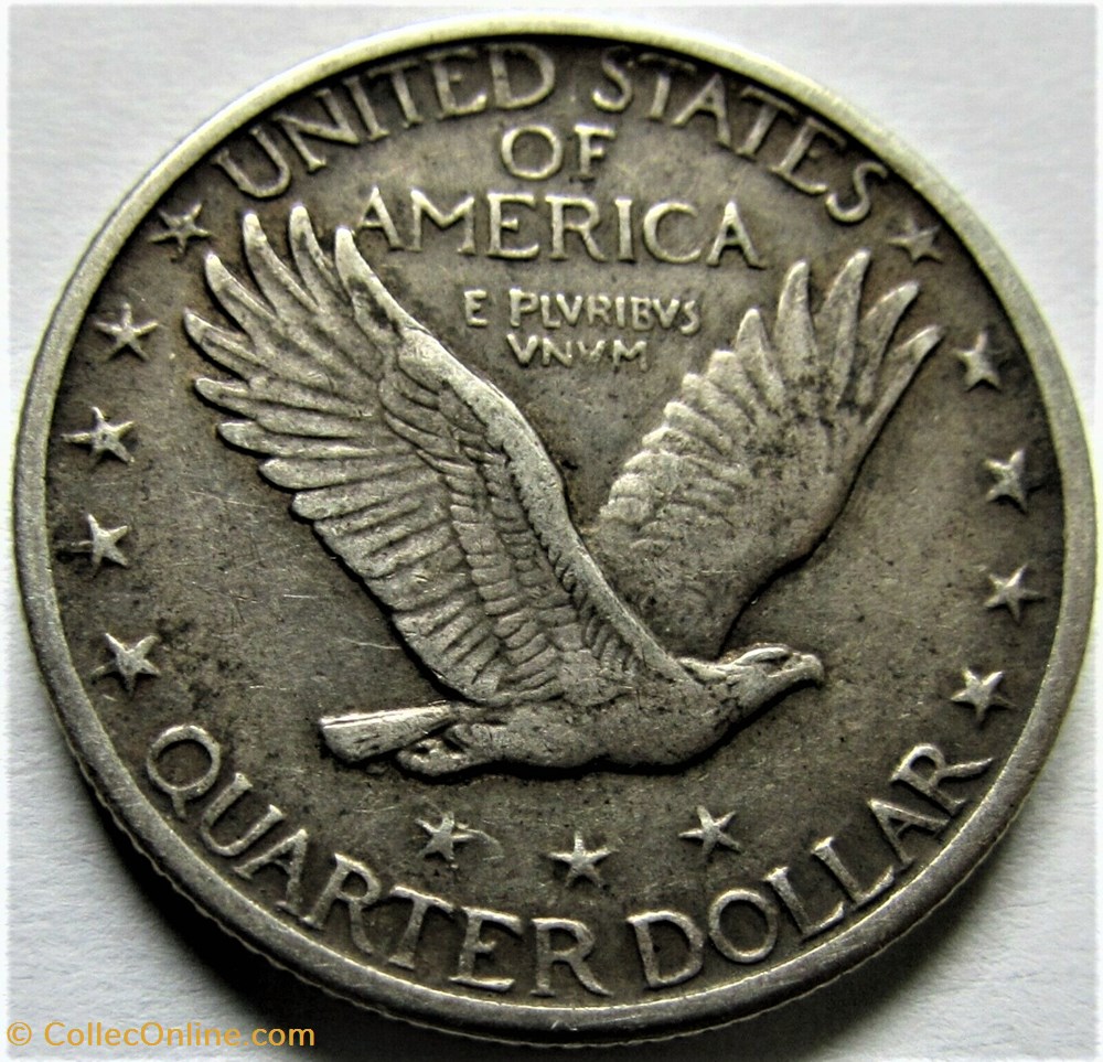 1920 Quarter Dollar (ex.2) monnaies monde etats unis 1920 quarter dollar ex 2