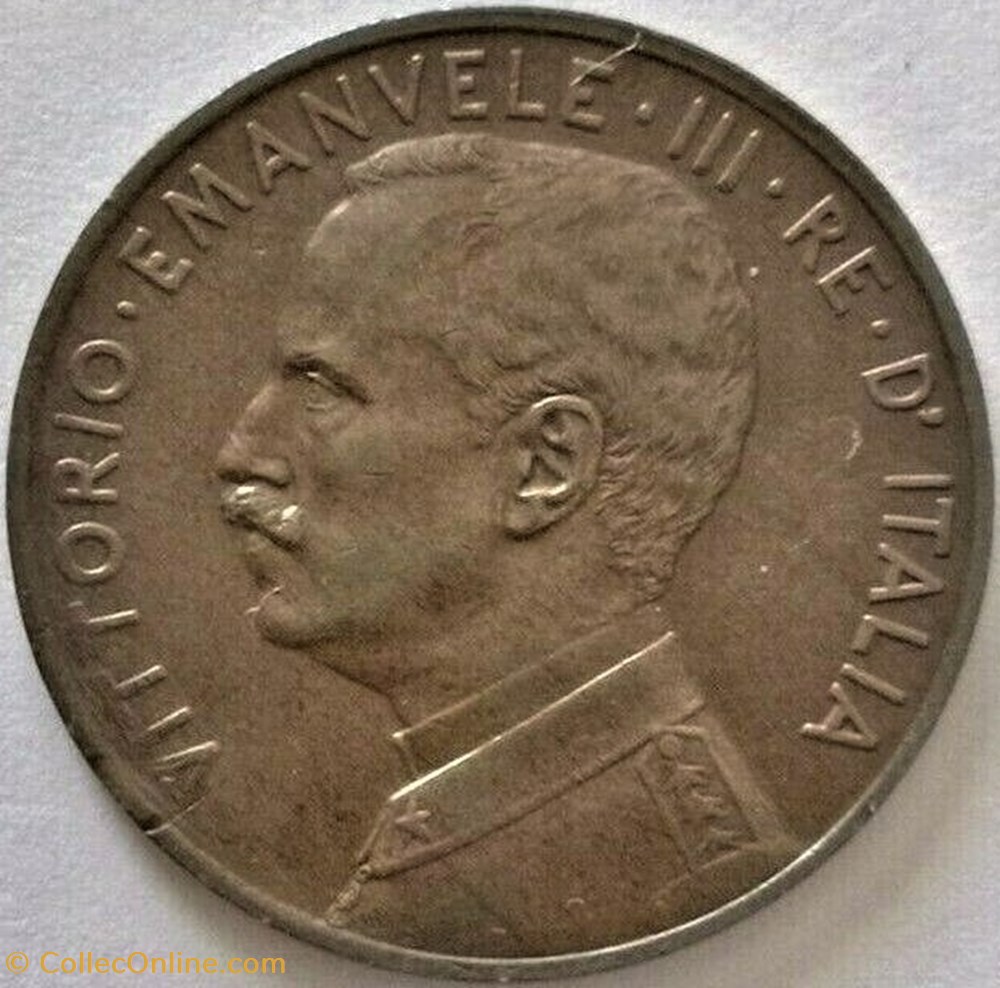 1918 Regno d'Italia, 5 Centesimi, Roma - Vittorio Emanuele III (ex.2) 2 monnaies monde italie 1918 regno italia 5 centesimi roma vittorio emanuele iii ex 2
