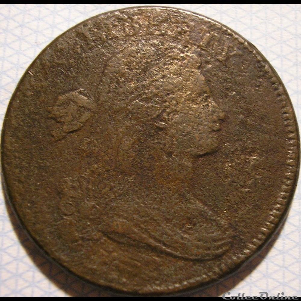 1802 One Cent Draped Bust monnaie monde etat uni 1802 one cent draped bust