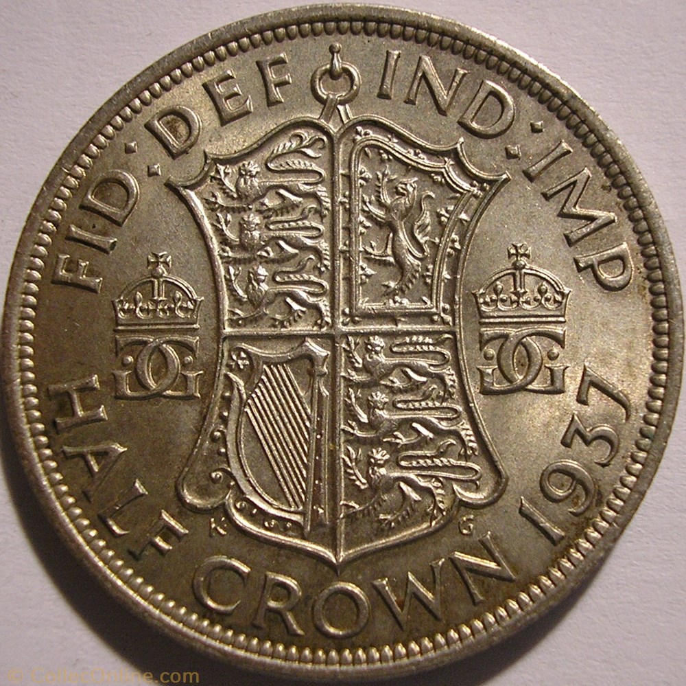 George VI - Half Crown 1937 - Great Britain monnaie monde royaume uni george vi half crown 1937 great britain