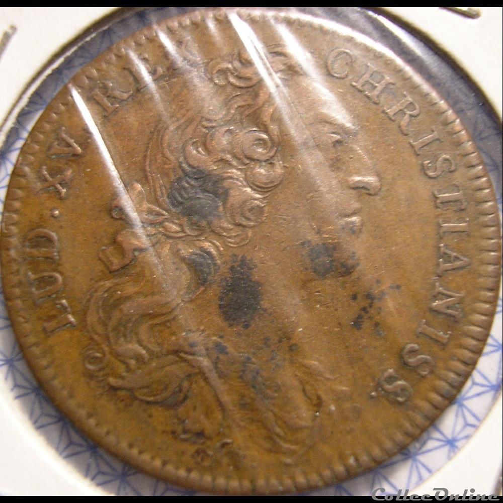 monnaies louis xv colonies francaises de amerique canada 1755 jeton ex 2
