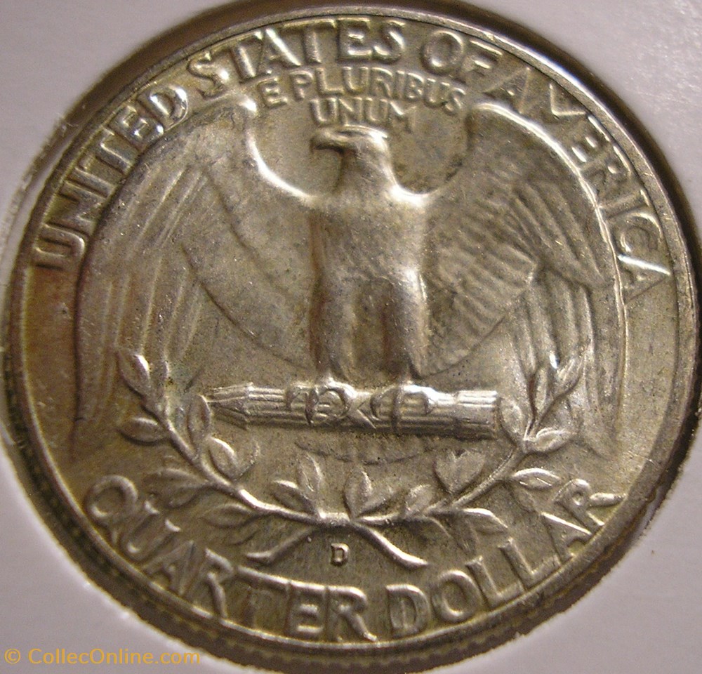 1964 Denver Quarter Dollar monnaies monde etats unis 1964 denver quarter dollar