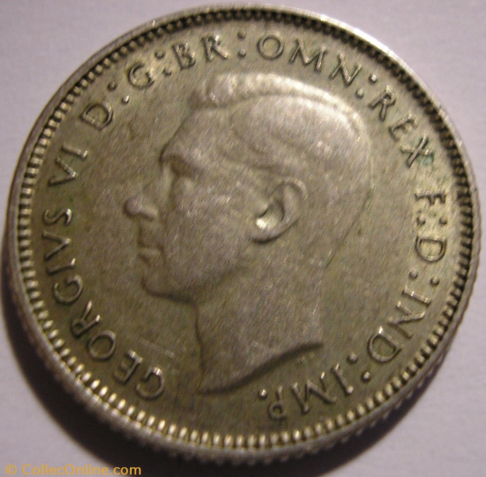 George VI - 6 Pence 1946 - Australia monnaie monde australie george vi 6 pence 1946 australia
