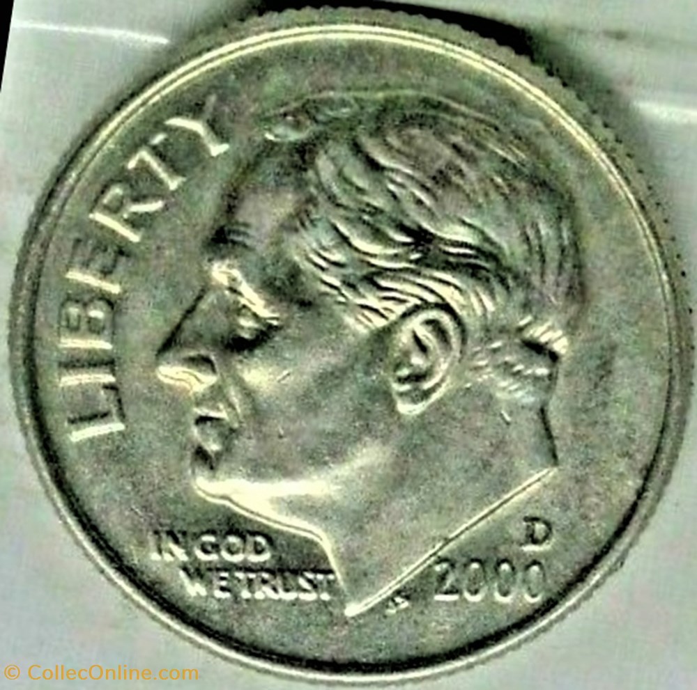monnaies monde etats unis 2000 denver dime