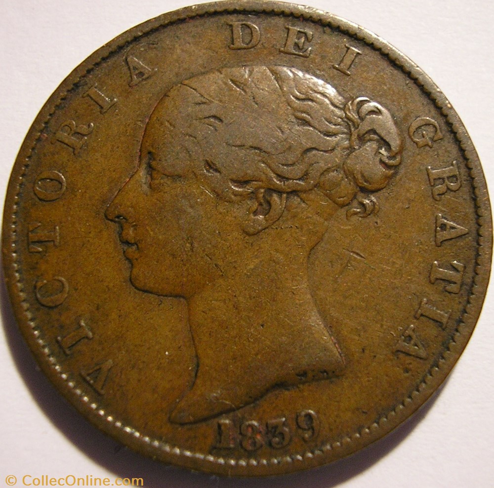 Victoria - HalfPenny 1839 - Isle of Man 3 monnaie monde ile de victoria halfpenny 1839 isle of man