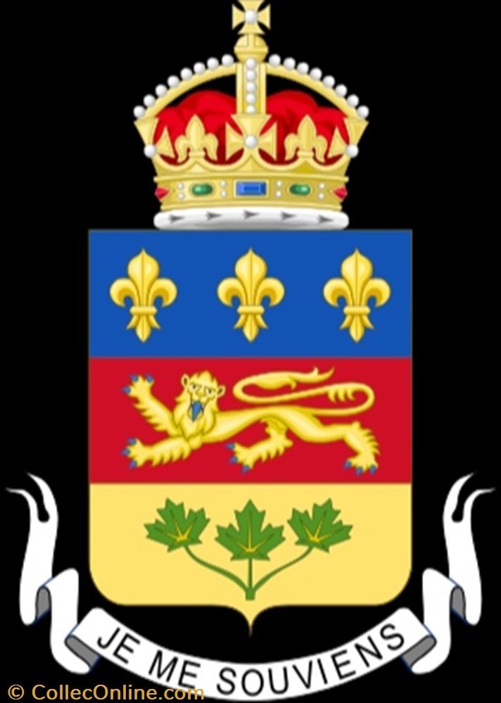 QUEBEC PROVINCE - Bookmark monnaie monde canadum quebec province bookmark