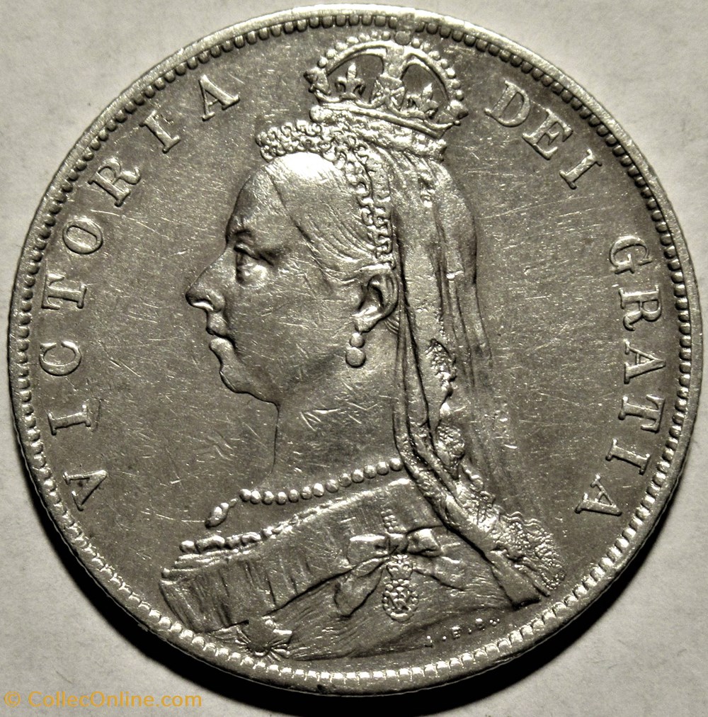Victoria - Jubilee Half Crown, 1889 - Kingdom of Great Britain 2 monnaies monde royaume uni victoria jubilee half crown 1889 kingdom of great britain