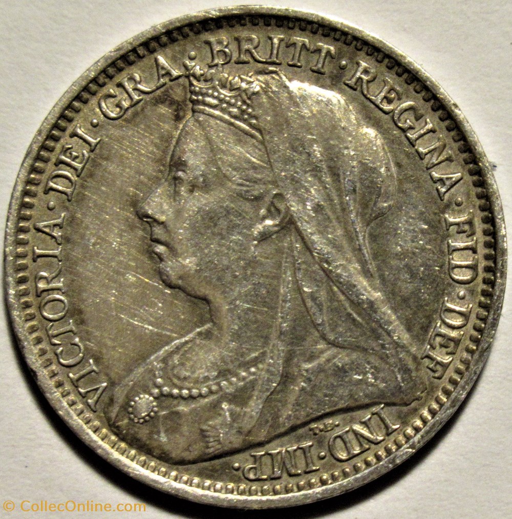 Victoria - 3 pence 1898 Kingdom of Great Britain (ex.2) - Münzen