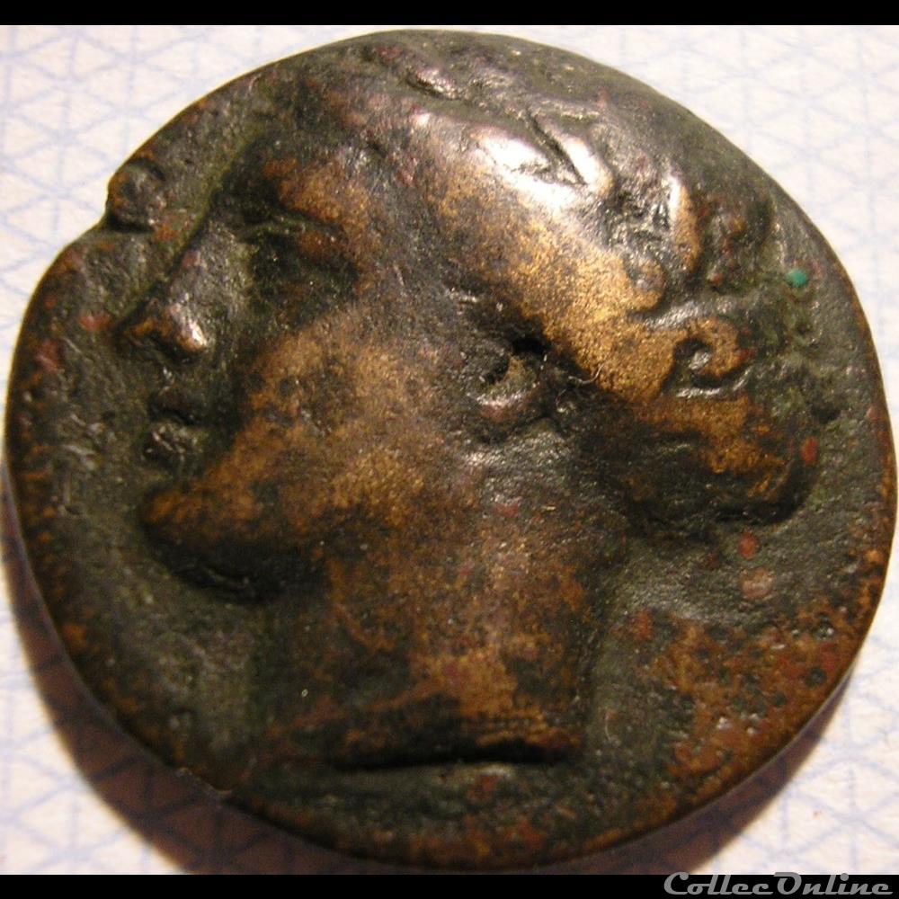 Syracuse, Sicily, Agathokles Era - Æ20 - ca. 317-295 BC. 4 monnaie antique av jc ap grecque syracuse sicily agathokles era 20 ca 317 295 bc