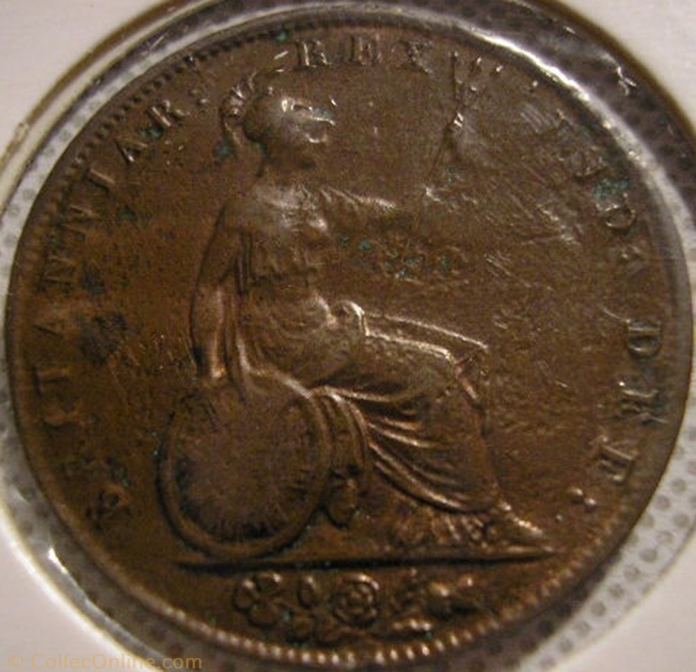 William IV - HalfPenny 1837 Kingdom of Great Britain monnaie monde royaume uni william iv halfpenny 1837 kingdom of great britain