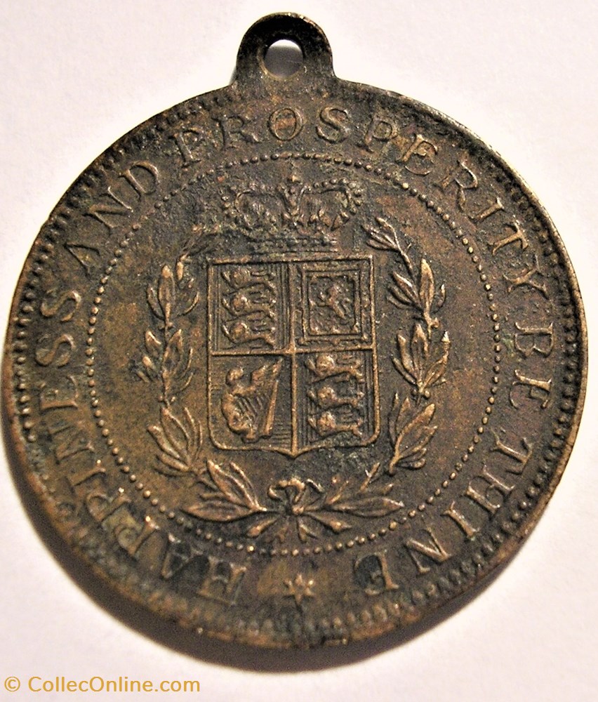 Edward VII & Alexandra - Medalet, the wishes of beloved monarchs of UK 3 medaille royaume uni edward vii alexandra medalet the wishes of beloved monarchs of uk