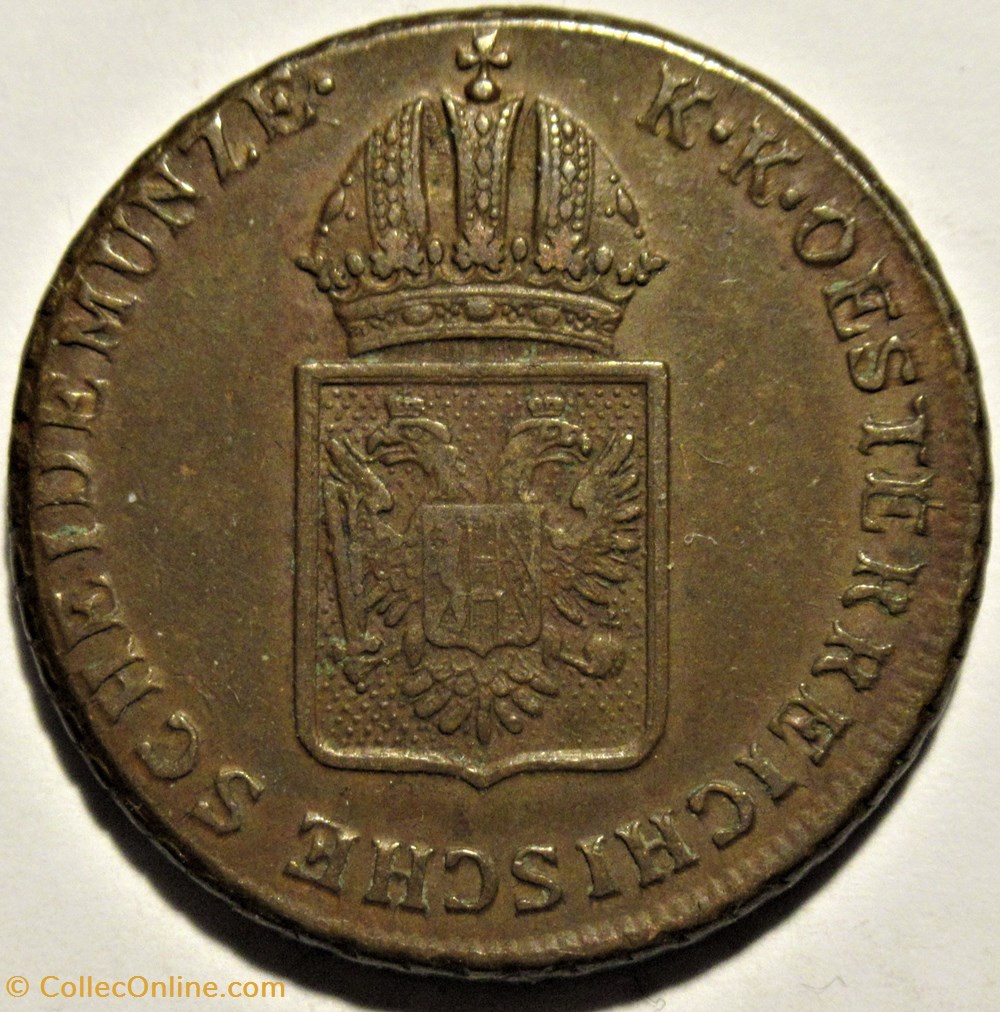 Franz I - 1 Kreuzer 1816 Kremnica, Austrian Empire monnaies monde autriche franz i 1 kreuzer 1816 kremnica austrian empire