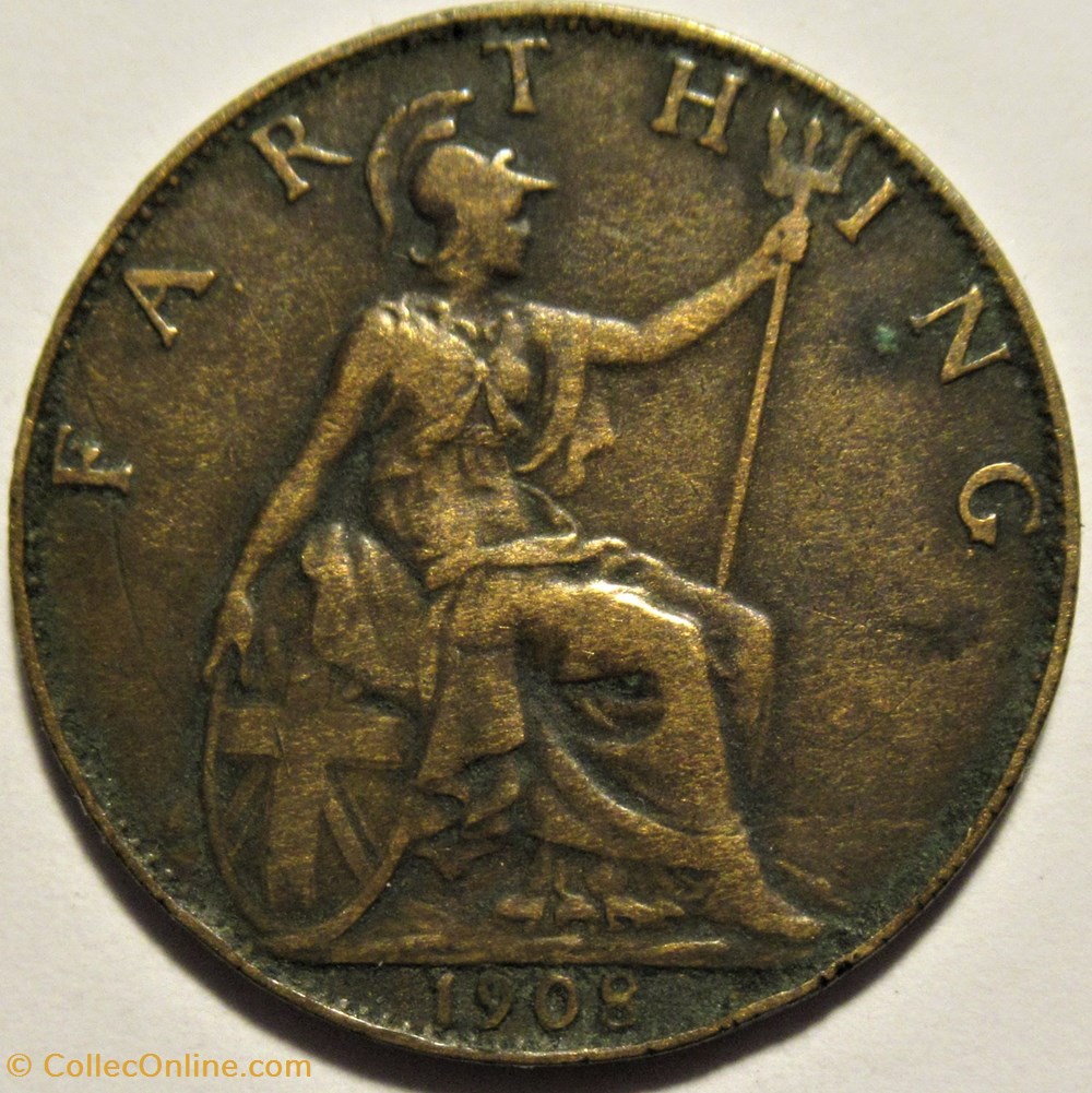 Edward VII - Farthing 1908 - United Kingdom monnaies monde royaume edward vii farthing 1908 united kingdom