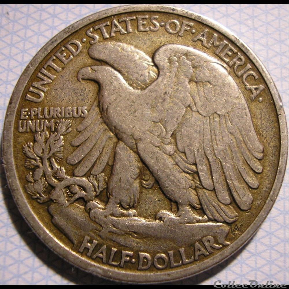 1916 Half Dollar 4 monnaies monde etats unis 1916 half dollar