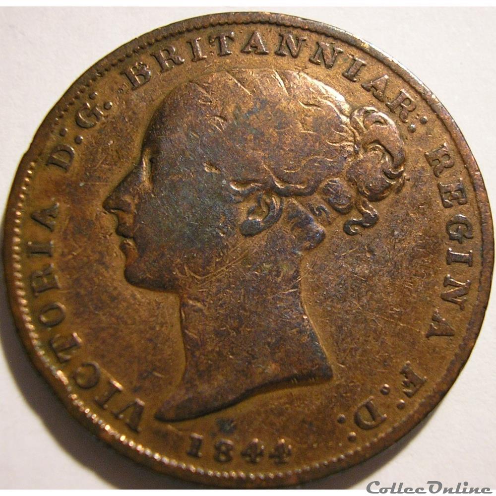 Victoria - 1/26 Shilling 1844 - Jersey monnaie monde victoria 1 26 shilling 1844 jersey