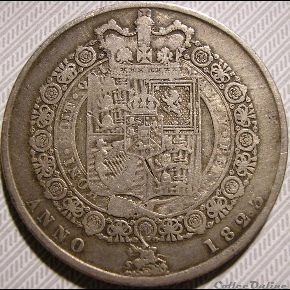 George IV - Half Crown 1823 2 monnaie monde royaume uni george iv half crown 1823