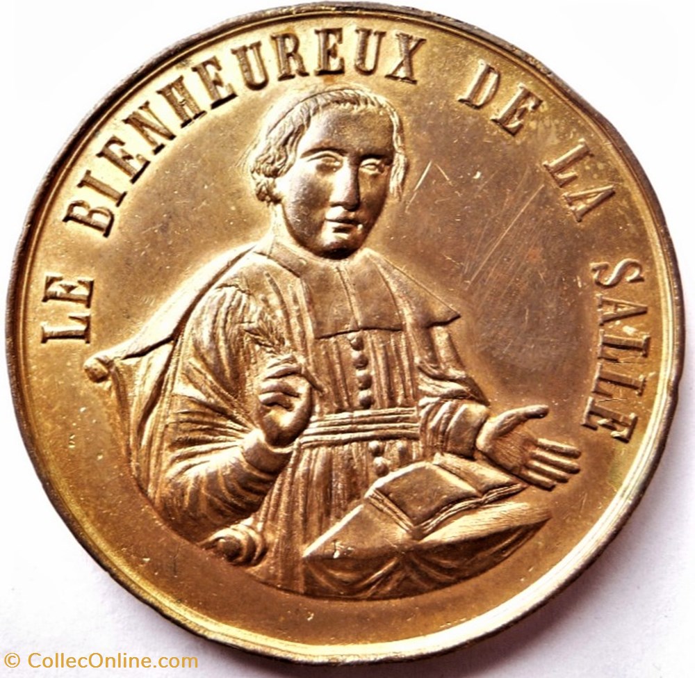 medailles france jean baptiste de la salle prix au merite pensionnat des freres chretiens a lyon var ex 2