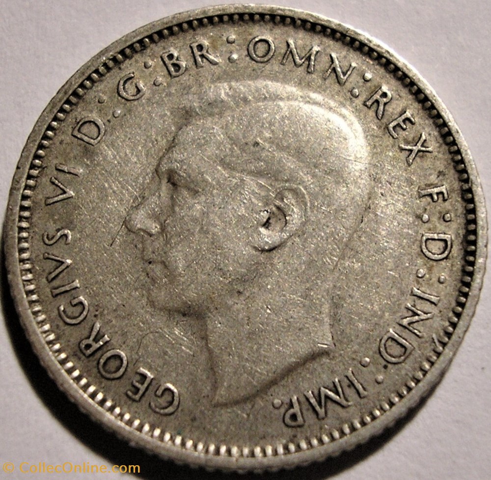 George VI - 6 Pence 1940 Melbourne - Australia monnaie monde australie george vi 6 pence 1940 melbourne australia