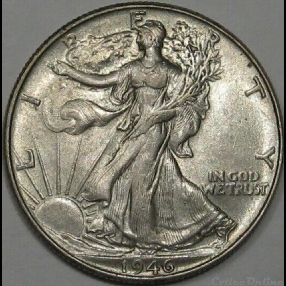 1946 Half Dollar monnaie monde etat uni 1946 half dollar