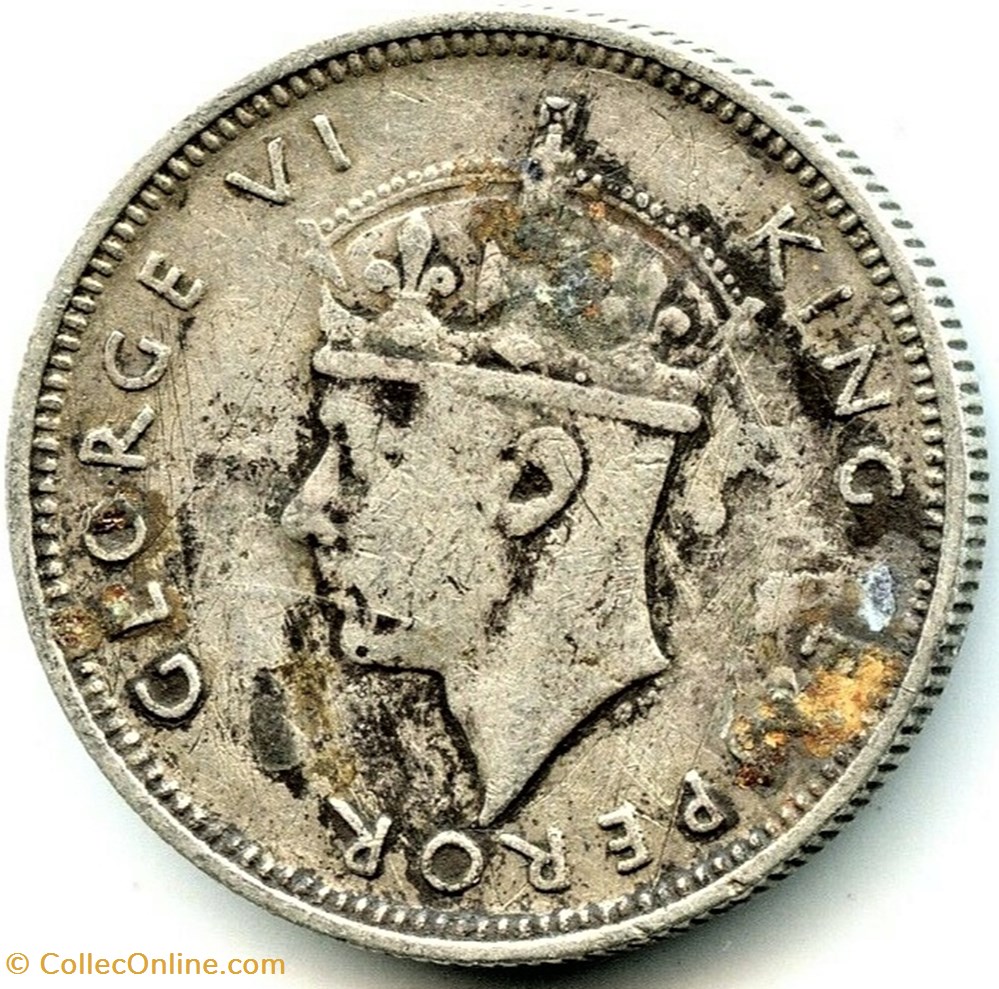 George VI - 1/4 Rupee 1938 - Mauritius monnaie monde inde george vi 1 4 rupee 1938 mauritius